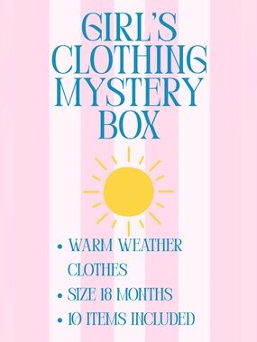 Mystery box- toddler girl size 18 months